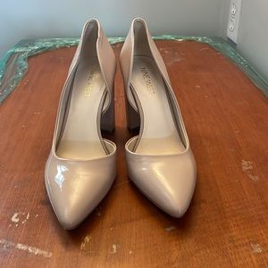 Nine West chunk high heel.